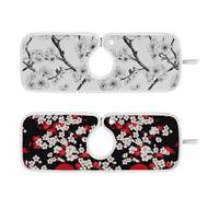 Tappetino per asciugare il rubinetto per lavello della cucina Previene l'umidità appendibile rubinetto tappetino lavello cucina Splash Guard & Protezioni 59,9 cm