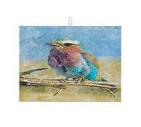 Tappetino per asciugare la cucina con texture artistica e pittura ad , resistente, grande, 18 x 24 pollici