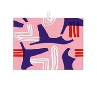 Tappetino per asciugare la cucina multicolore, motivo graffiti, geometria, decorazione per la cucina, piccolo, 16 x 18 pollici