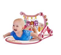 Tappetino Per Attività Neonatali | Tappeto Giochi Portatile con Girello Integrato | Giocattolo Antiscivolo per Sviluppo Abilità Motorie, Accessori Interattivi per Infanti per Casa Asilo Nido e