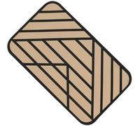 Tappetino Per Auto Resistente All'usura, Cuscino Del Tallone, Pedali Del Piede Per Auto, Tappetino Per Pavimenti Per Camion Per -PVC Per Per E Camion, Poggiapiedi, Tappetino Da Pavimento
