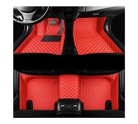 Tappetino per Auto Tappetini Per Auto Per BM&W Per Serie 5 E60 2004 2005 2006 Tappetini Per Auto Personalizzati Copertura Per Moquette Interna(Red-01)