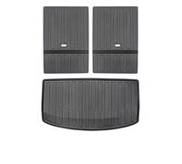 Tappetino per bagagliaio auto per Tesla per modello Y per Seven 7 posti tappetino in gomma per bagagliaio e sedili copertura posteriore anti-calci tappetino per bagagliaio auto tappetino per