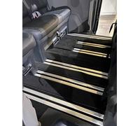 Tappetino per bagagliaio degli ospiti, colore nero, adatto per Ford Tourneo Custom Trend Titanium Active L1 (corto) dal 2023