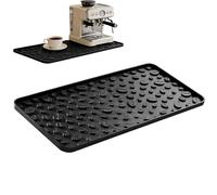 Tappetino per bancone del caffè, vassoio scolapiatti antiscivolo, 40,6 x 20,3 cm, tappetini per bar, bar, cucina, appartamento, sala da pranzo