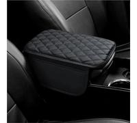 Tappetino per bracciolo Bracciolo Per Auto In Pelle PU Traspirante Copertura Console Centrale Per T&oyota Per Chr Rav4 Per Corolla Per Hilux Per Yaris(Nero)