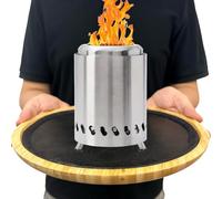 Tappetino per braciere da tavolo e vassoio, tappetino per braciere e vassoio per Solo Stove Mesa XL, protegge le superfici