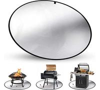 Tappetino per Braciere Ignifugo Stufa da Campeggio Piano a Gas Bruciatori Propano Griglie Carbone Sotto Tappetini Protettore Griglia Tavolo Patio Prato