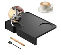 Tappetino per caffè espresso, in silicone, con protezione dei bordi, antiscivolo, impermeabile e resistente al calore, per piano di lavoro SchüTzt, angolo del caffè, 20,5 x 15 cm