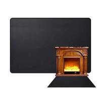 Tappetino per caminetto ignifugo, tappetino ignifugo, tappetino di protezione del pavimento per stufa a legna, tappeto resistente al fuoco per terrazze, prato, giardino, pavimenti di garage, cortile