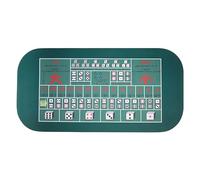 tappetino per carte da gioco, Tappetino for layout di gioco for giocatori con borsa for il trasporto Piano da tavolo poker in schiuma for giochi , casinò, blackjack(S)