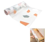 Tappetino per Cassetti, Eva Trasparente Antiscivolo Tappetino Frigo, Rotolo Plastica per Cassetti Lavabile Tagliabili Impermeabile, Tappetino Cassetti Cucina per Cucina Armadietti Tavoloe Frigorifero