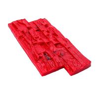 Tappetino per cemento 45,5 x 20,1 cm, design in ardesia con texture in | Stuoia realistica della struttura della pietra dell'ardesia per il calcestruzzo, timbro riutilizzabile dell'