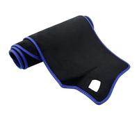 Tappetino Per Copertura Cruscotto Auto Per Mitsubishi L200 Per Triton Per Strada Per Fiat Per Terzino Per Barbarian RAM 2005~2014(Flannel Blue Edge,LHD)