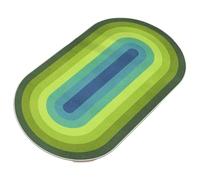 Tappetino per corda per saltare Tappetino for saltare con corda colorata 100x50 cm, base for silenziosa su entrambi i lati, antiurto, for esercizi di fitness, for la casa, comodino(Dark Green)