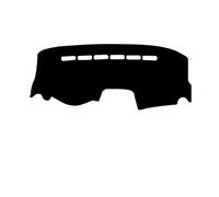 Tappetino Per Cruscotto Auto In Pelle Scamosciata Parasole Per Pannello Strumenti Per Mitsubishi Attrage 2018-2019 Accessori Interni Auto(Black Black)