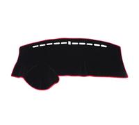 Tappetino per cruscotto Auto, per Fit, per Jazz, per City 2003 2004 2005 2006 2007 Parasole, Telo Copri cruscotto (Nero (Bordo Rosso) LHD)