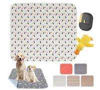 Tappetino per cuccioli, con feromoni, lavabile, attira naturalmente i cani, riutilizzabile, con tecnologia di controllo degli odori, tappetino per cuccioli per cani e gatti (E, 70 x 80 cm)