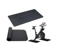 Tappetino Per Cyclette - Cuscinetto In Schiuma Di Silicone Antiscivolo Da 63 Cm, Protezione Spessa Per Pavimento Fitness, Superficie Di Allenamento Su Entrambi I Lati | Tappetino Pieghevole Per Attrez