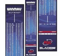 Winmau Outshot Dart Opaco, Blu - Dartmatte