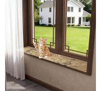 Tappetino per Davanzale Tappetino per davanzale, largo 10 15 20 25 30 cm, protezione per davanzale per interni, contro graffi di cani e gatti(160x30cm/63x12in)