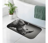 Tappetino per diatomee con stampa animale del Sud Africa, tappetino per a in terra di diatomee, tappetino da bagno antiscivolo ad asciugatura rapida, 19,7x31,5 pollici