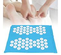 Tappetino per digitopressione, Cuscino per digitopressione per terapia del benessere, Massaggio Shiatsu 3 colori Coperta yoga per collo Piedi sul braccio posteriore Allevia il dolore stress(Blu)