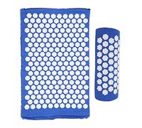 Tappetino Per Digitopressione, Massaggio Versatile in Schiuma Altamente Elastica, Rilassa I Muscoli, Riduce Il Mal di Collo, La Schiena, Allevia Lo Stress, Tappetino Per Digitopressione(Blu scuro)