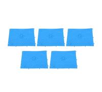 Tappetino per Digitopressione, Piastra per Massaggiatore Plantare a Combinazione Libera 5 Pezzi Oggetti di Scena in TPE Sicuri per la Casa (Blu)