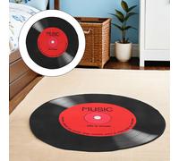 Tappetino Per Dischi Vinile Tappeto Della Camera Da Letto Rotondo Musicale