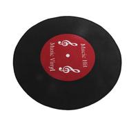 Tappetino Per Dischi Vinile Tappeto Morbido Circolare Da Pavimento Non Slip