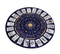 Tappetino per divinazioni, altari e tarocchi, in gomma, per astrologia e pendoli