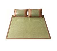 Tappetino per dormire in seta, superficie liscia, pieghevole, in rattan, con federe, per camera da letto, dormitorio, camera degli ospiti, appartamento