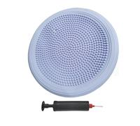 Tappetino per equilibrio fitness allenamento sedile sensoriale in PVC Yoga Pad con pompa ad aria oscillante cuscino bordo gonfiabile massaggio Wiggle per allenamento di stabilità nucleo blu