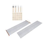 Tappetino per esercitazioni con linea guidata | Set da disegno ad acqua per famiglie con pannelli lunghi, modelli assortiti, accessori per pennelli, attività di gruppo in