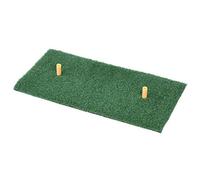 Tappetino per esercizi di altalena | Erba pieghevole in nylon da 30 x 60 cm con 2 pezzi a T in gomma | Supporto SBR a tenuta sicura per allenamenti in ambienti interni/esterni/in ufficio