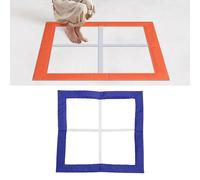 Tappetino per esercizi portatile Tianzi Grid pieghevole 70x70cm, scala di