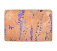Tappetino per fare pipì con farfalle viola lavanda, extra large, riutilizzabile, altamente assorbente, tappetino antiscivolo per bambini, adulti, animali domestici, 132,1 x 86,4 cm (lunghezza x