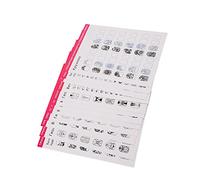 Tappetino per Formazione Unghie Stereografia Lavabile Riutilizzabile Forme Multiple per Unghie 12 modalità Foglio per Esercitazioni per Nail Art per Artista delle Unghie Forme
