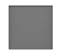 Tappetino per frigorifero a prova di perdite, in silicone con bordo rialzato per un'efficace sicurezza sul pavimento (60 x 60 cm, grigio)