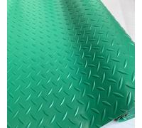 Tappetino Per Garage, Rotolo Di Pavimentazione In PVC Con Motivo A Rombi Rinforzato Da 1,6 Mm Per Parcheggi Sotterranei, Protezione Per Pavimenti Da Garage(Green(1.6mm),0.8x3m)