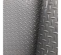 Tappetino Per Garage, Rotolo Di Pavimentazione In PVC Con Motivo A Rombi Rinforzato Da 1,6 Mm Per Parcheggi Sotterranei, Protezione Per Pavimenti Da Garage(Gray(1.6mm),0.8x3m)