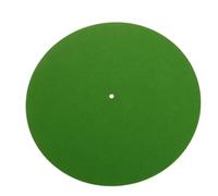 Tappetino per Giradischi 2pcs Slip Mat Felt Turntable Platter Mat For LP Vinyl Record Audio Replacement DIY Accessories(Green)