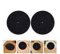 Tappetino per giradischi da 4 pezzi per dischi in vinile, antistatico, in