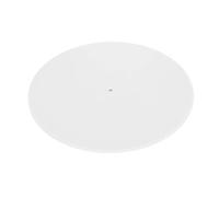 Tappetino per giradischi Il tappetino for giradischi 300x300x3.0mm riduce il rumore statico della polvere di ricambio for piatto del disco for da 12 pollici(WHITE)