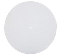 Tappetino per giradischi in lana di alta qualità Mtlavishness, garantisce un utilizzo duraturo con anti-vibrazione e posizionamento preciso del suono per giradischi da 12 pollici, (White)