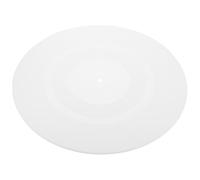 Tappetino per Giradischi in Silicone per Vinile Bianco | Antistatico, Leggero e Riduce le Vibrazioni, Uso Semplice come Ricambio per Vecchio Supporto