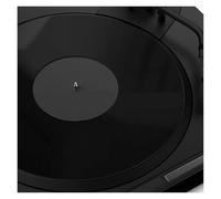 Tappetino per giradischi Tappetino antiscivolo for giradischi da 30 cm Riduci il rumore statico della polvere sostitutivo for piatto record for in vinile LP 12 pollici(Black)