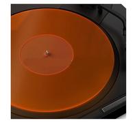 Tappetino per giradischi Tappetino antiscivolo for giradischi da 30 cm Riduci il rumore statico della polvere sostitutivo for piatto record for in vinile LP 12 pollici(Orange)