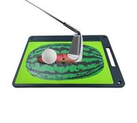 Tappetino per Golf da Pratica,Attrezzatura di Allenamento con Feedback sul Percorso di Swing per Colpire la Palla - Tappetino per Allenamento con Rilevazione della Scia per Giocatori di Golf